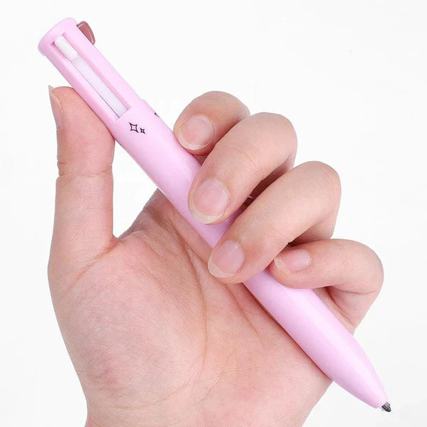 4-in-1 Multifunctional Waterproof Makeup Pen – Eyes, Lips, Highlights and Eyebrows in One Product!